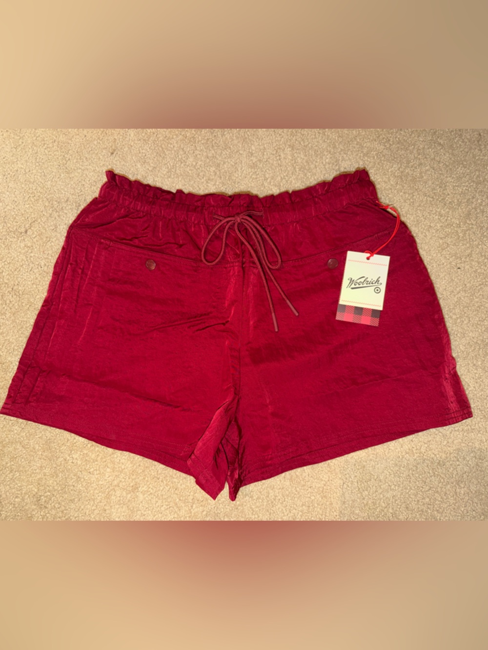 Woolrich x Target collab Women's High-Waist Drawstring Shorts